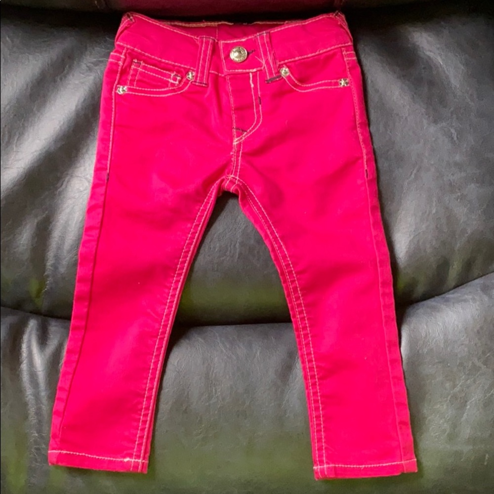 Size 18m pink true religion jeans